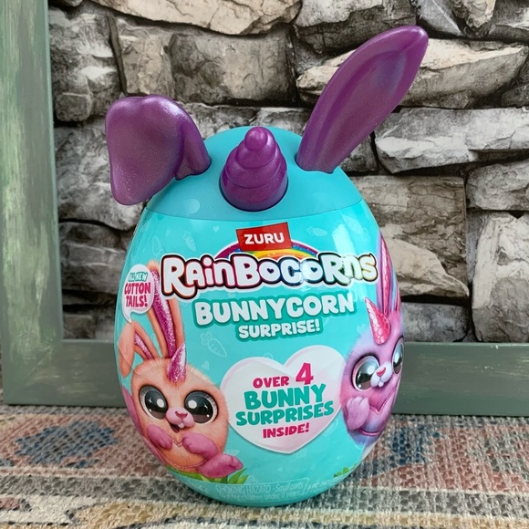 4 Zuru Rainbocorns Bunnycorn Surprise Bunny Unicorn Blind Box Cotton Tail Doll - Picture 9 of 10